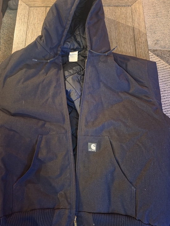 Carhartt Other - Carhartt Men's Black Hooded Insulated JacketYukon Extremes® Loose Fit Insulated